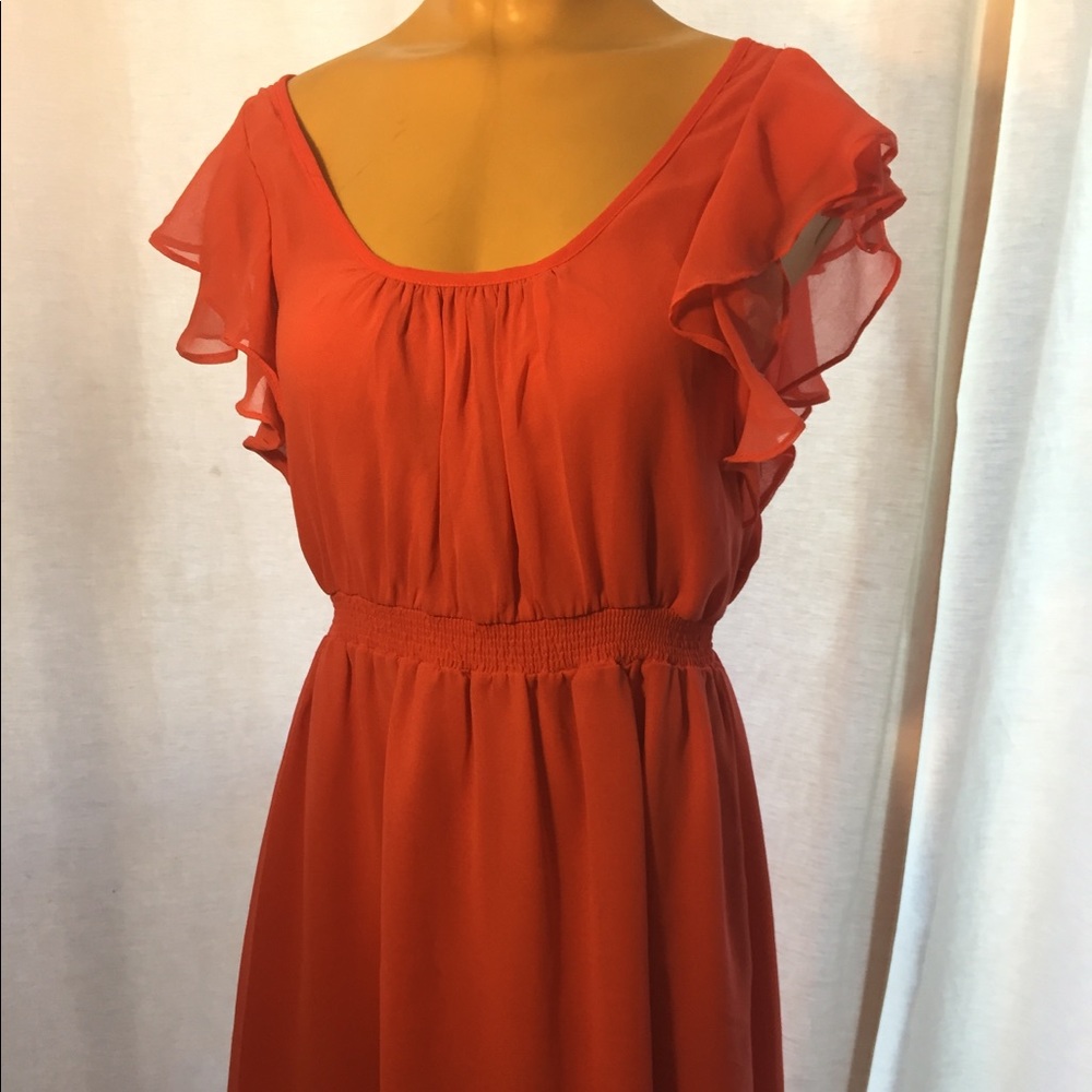 XTAREN orange spring dress size S